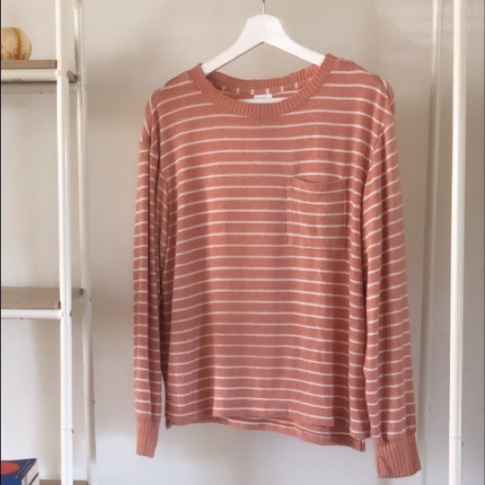 Stars Above Perfectly Cozy Lounge Top Stripes SZ L